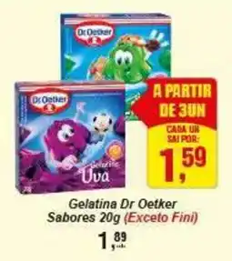 Negreiros Gelatina Dr Oetker Sabores oferta