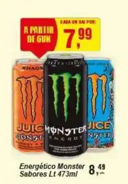 Negreiros Energético Monster Sabores oferta