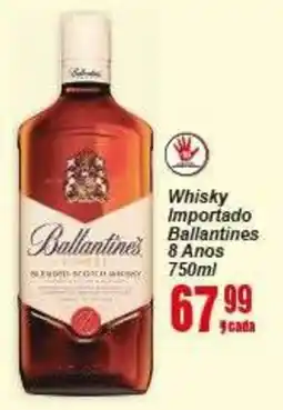 Negreiros Whisky importado ballantines 8 anos oferta