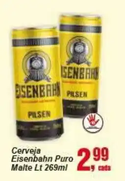 Negreiros Cerveja Eisenbahn Puro Malte Lt oferta