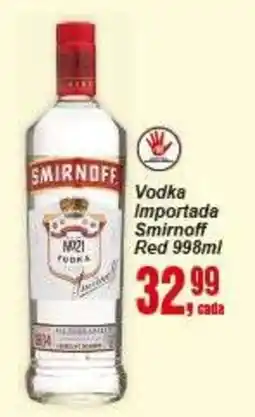 Negreiros Vodka importada smirnoff red oferta