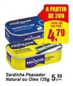 Negreiros Sardinha Pescador Natural ou Óleo oferta