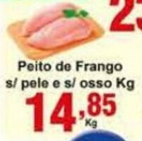 Rossi Supermercado Peito de Frango s/ Pele e s/ osso 1kg oferta