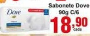Rossi Supermercado Sabonete Dove 90g c/6 oferta