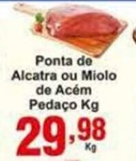 Rossi Supermercado Ponta de Alcatra ou Miolo de Acem pedaco 1kg oferta
