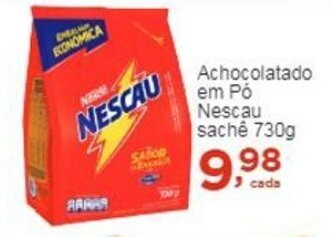 Rossi Supermercado Achocolatado em po Nescau Sache 730g oferta