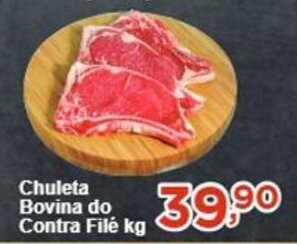 Rossi Supermercado Chuleta Bovina do Contra File 1kg oferta