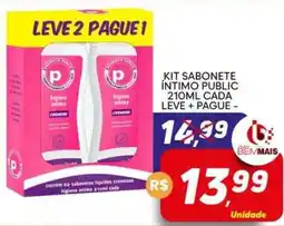 Supermercado Bem Barato Kit sabonete íntimo public oferta