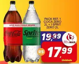 Supermercado Bem Barato Coca cola zero sprit zero oferta