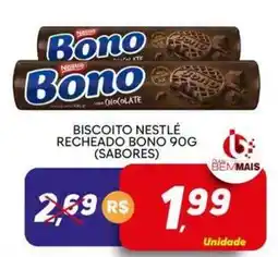Supermercado Bem Barato Biscoito nestlé recheado bono (sabores) oferta