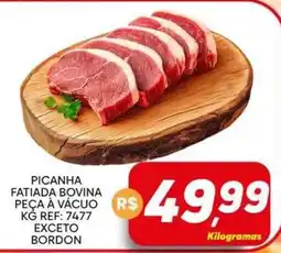 Supermercado Bem Barato Picanha fatiada bovina oferta