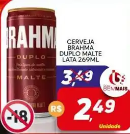 Supermercado Bem Barato Cerveja brahma duplo malte oferta