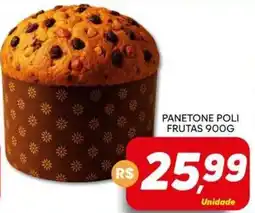 Supermercado Bem Barato Panetone poli frutas oferta