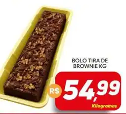 Supermercado Bem Barato Bolo tira de brownie kg oferta
