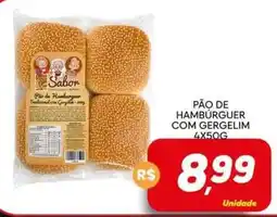 Supermercado Bem Barato Pão de hambúrguer com gergelim oferta