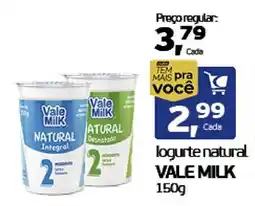 Cometa Supermercados logurte natural vale milk oferta