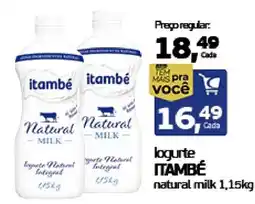 Cometa Supermercados loguente itambé natural milk oferta