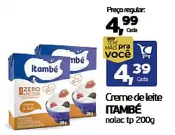 Cometa Supermercados Creme de leite itambé oferta