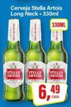 Rede Supermarket Cerveja Stella Artois Long Neck - 330ml oferta