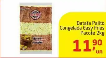 Batata palito congelada easy fries 2kg