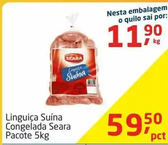 Tenda Atacado Linguiça suína congelada seara 5kg oferta