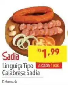 Supermercados Condor Linguiça Tipo Calabresa Sadia oferta