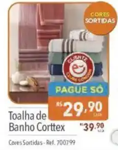 Supermercados Condor Toalha de Banho Cortext oferta