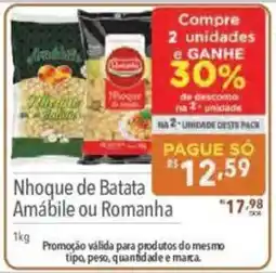 Supermercados Condor Nhoque de Batata Amábil ou Romanha oferta