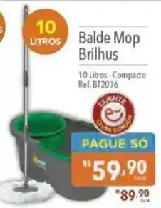 Supermercados Condor Balde Mop Brilhus oferta