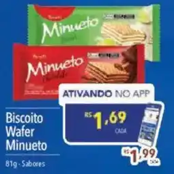 Supermercados Condor Biscoito Wafer Minueto oferta
