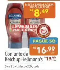 Supermercados Condor Conjunto de Ketchup Hellmann's oferta