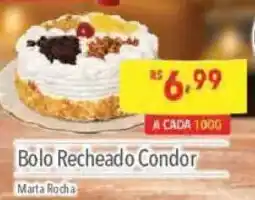 Supermercados Condor Bolo recheado condor oferta