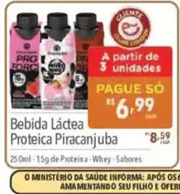 Supermercados Condor Bebida Láctea Proteica Piracanjuba oferta