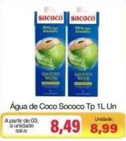 Spani Atacadista Água de Coco Sococo oferta