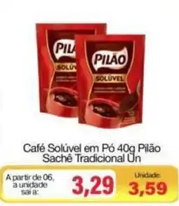 Spani Atacadista Café Solúvel em Pó Pilão Sachê Tradicional oferta