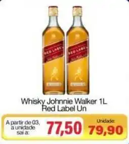 Spani Atacadista Whisky Johnnie Walker 1l Red Label Un oferta