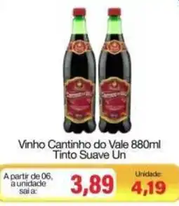 Spani Atacadista Vinho Cantinho do Vale Tinto Suave Un oferta