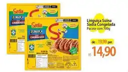 Atacadão Sadia - linguiça suína oferta