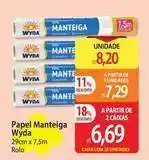 Atacadão Wyda - papel manteiga oferta
