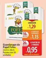 Atacadão Fofex - guardanapo de papel oferta
