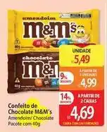Atacadão M&m's - confeito de chocolate oferta