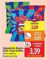 Atacadão Elma - salgadinho batata chips ruffles oferta