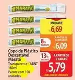 Atacadão Maratá - copo de plástico descartavel oferta