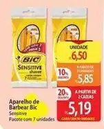 Atacadão Bic - aparelho de barbear oferta