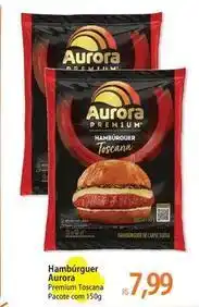 Atacadão Aurora - hambúrguer oferta