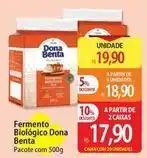 Atacadão Dona benta - fermento biologico oferta