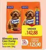 Atacadão Champ - alimento para cães oferta