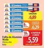 Atacadão Wyda - folha de alumínio oferta
