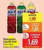 Atacadão Atol - detergente liquido oferta
