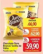 Atacadão Lacta - chocolate ouro branco/ sonho de valsa oferta